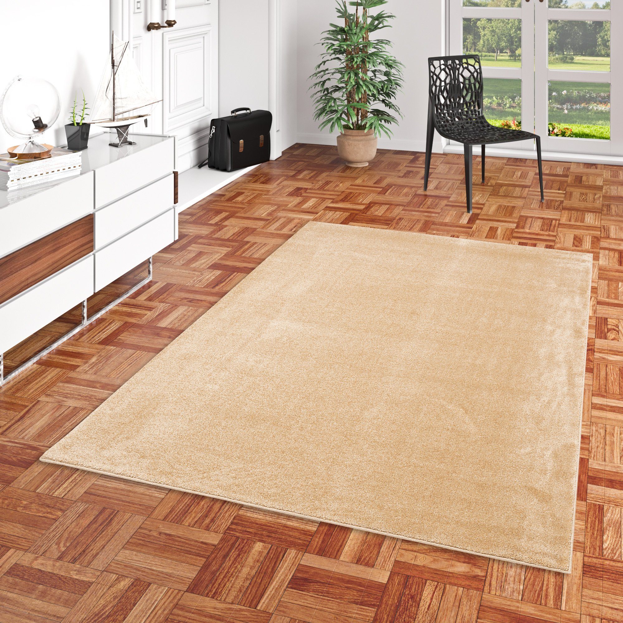 Pergamon Veloursteppich Luxus Soft-Velours Teppich Verona, günstig online kaufen