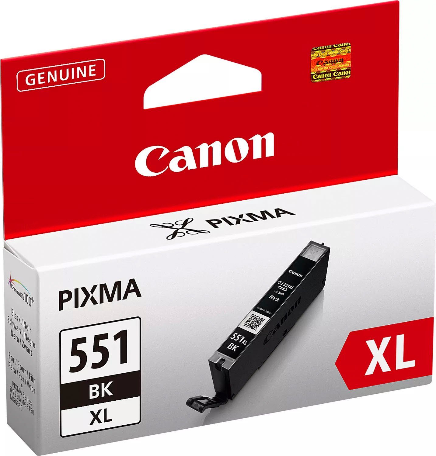 Canon Canon CLI-551XL BK Tintenpatrone (original Druckerpatrone 551 schwarz XL)