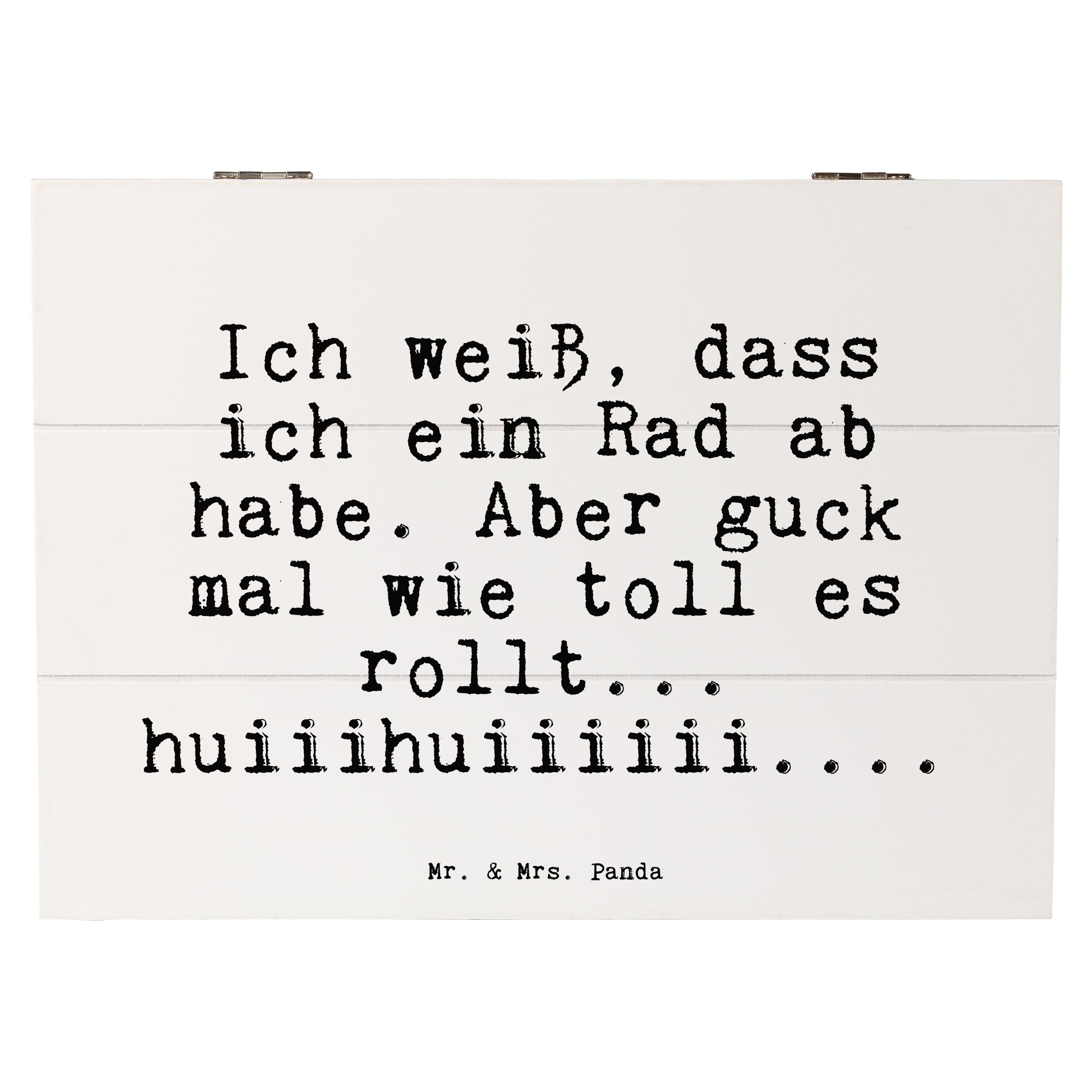 Mr. & Mrs. Panda Dekokiste »Ich weiß, dass ich... Weiß Geschenk