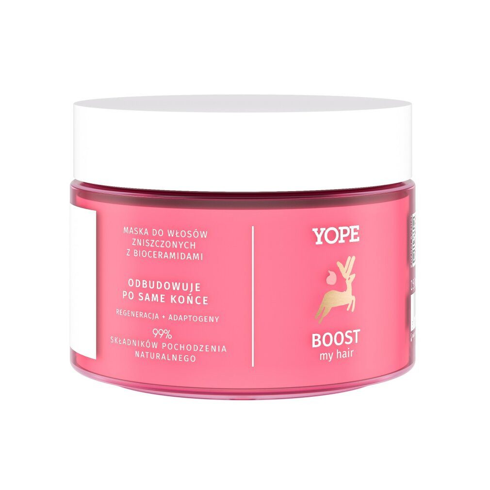 YOPE Haarkur Boost My Hair Maske für geschädigtes Haar mit Bioceramiden 250ml