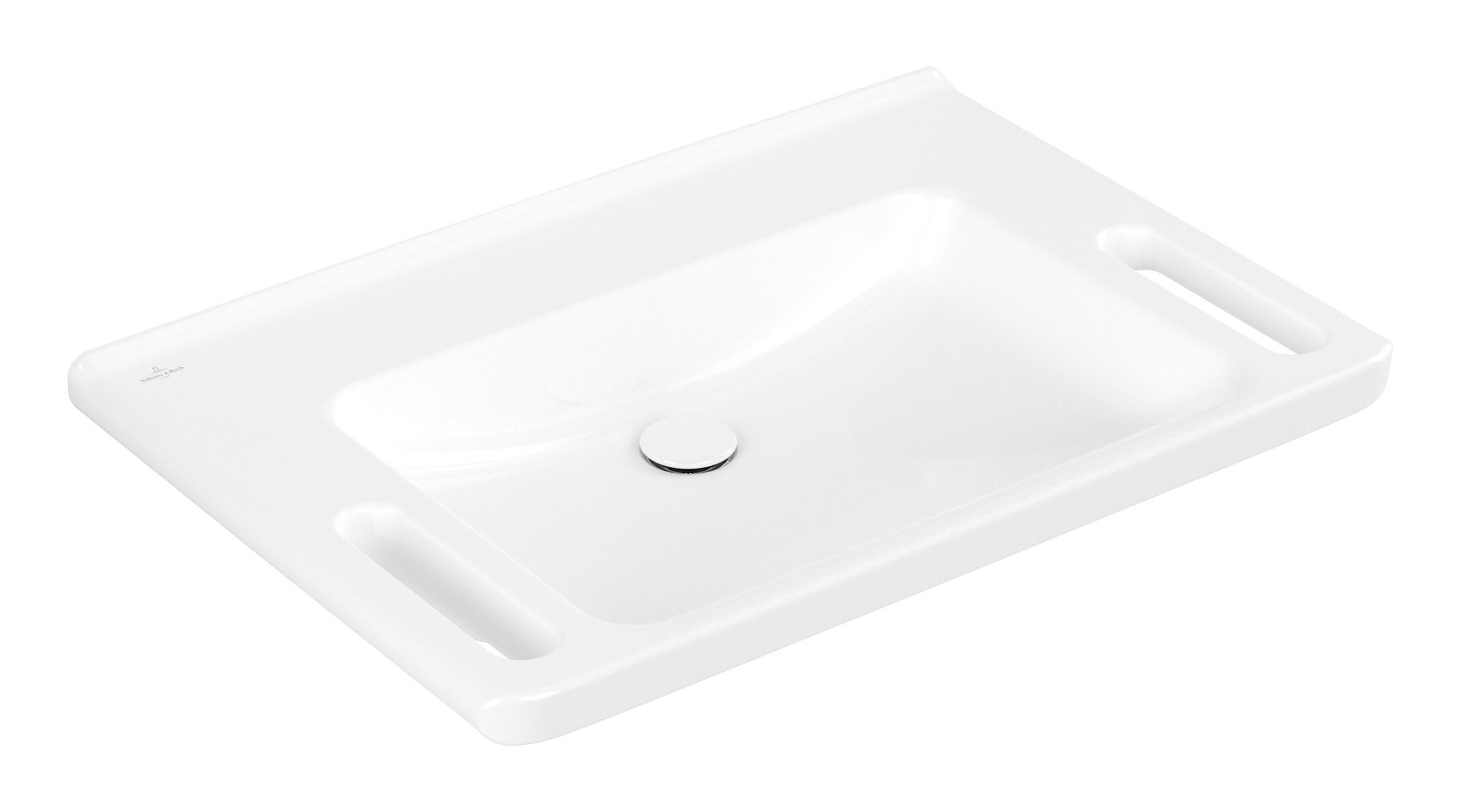 Villeroy & Boch Waschbecken ViCare, ViCare ohne Überlauf 800 x 550 x 180 mm - Weiß Alpin