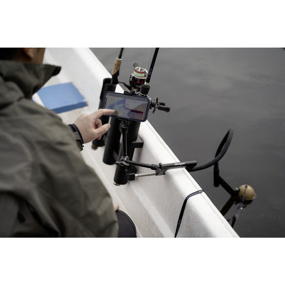 deeper Handy-Halterung deeper Deeper Smartphonehalterung für Boote/Kayak Videohalterung Matt