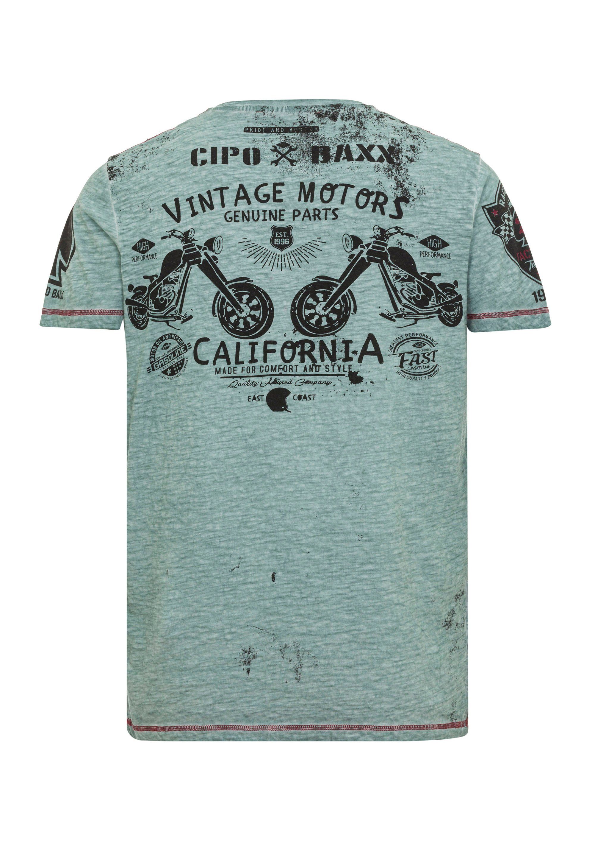 Baxx VintageLook mint Cipo & T-Shirt im