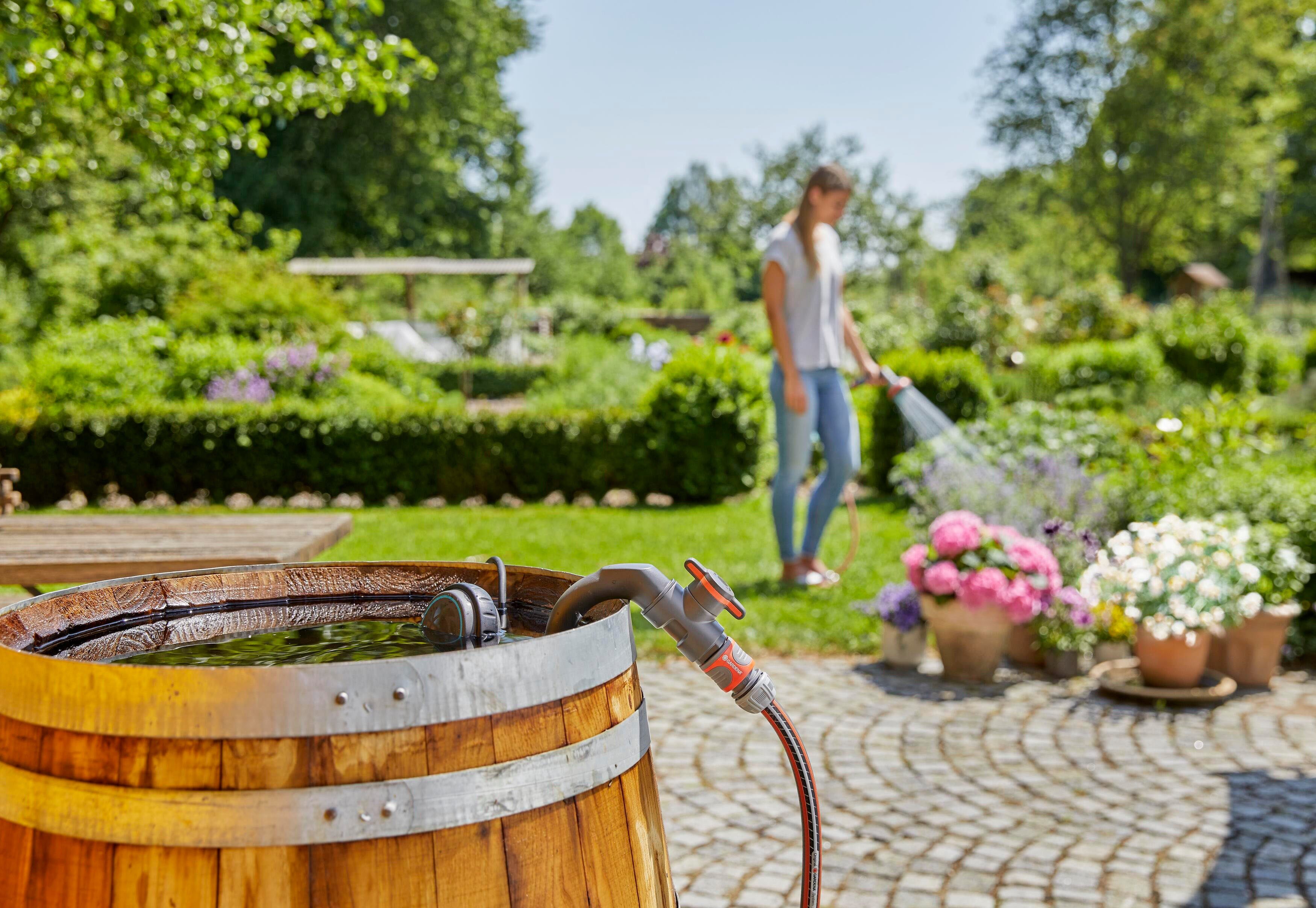 GARDENA Regenfasspumpe 4000/1, 1762-20, 4000 l/h max. Fördermenge