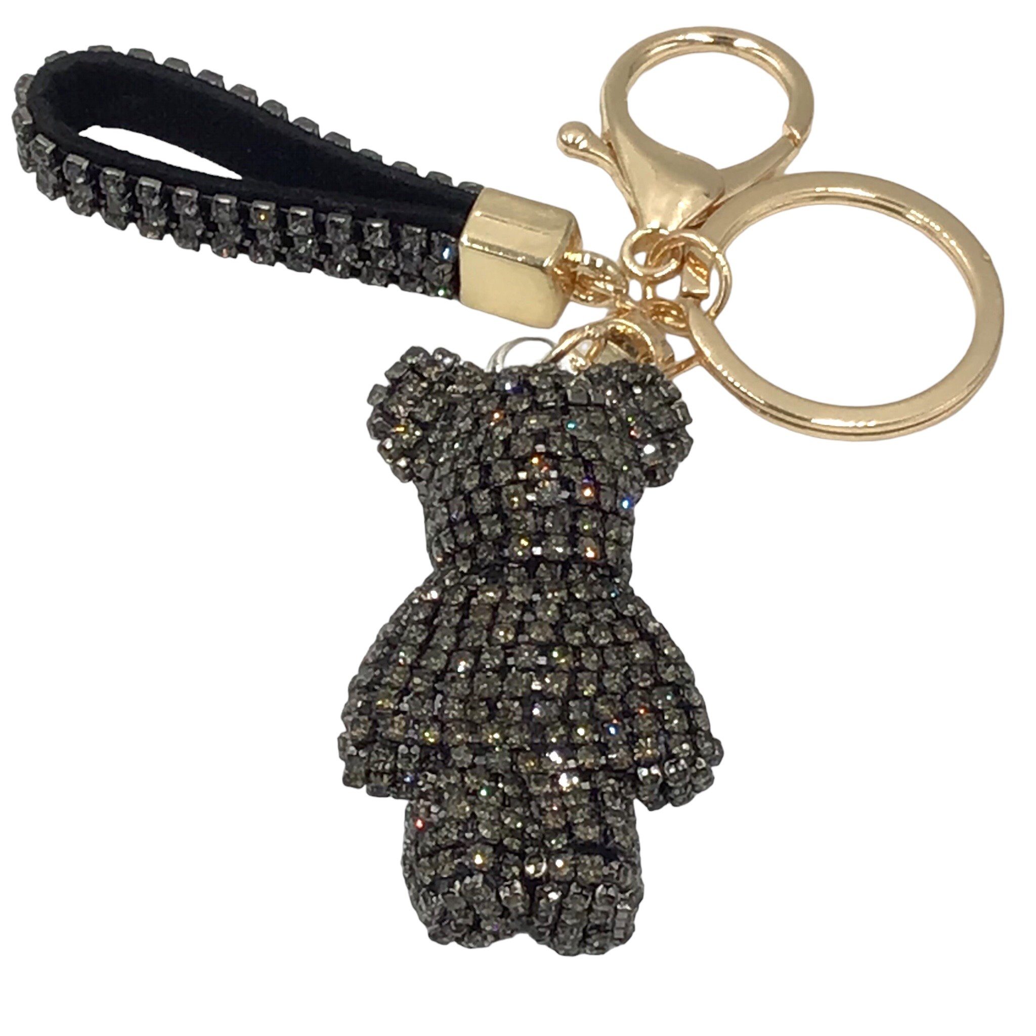 Steinfixx® Schlüsselanhänger Edler Strass Teddybär Cartoon günstig online kaufen