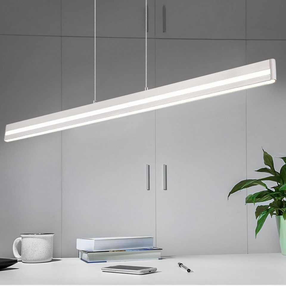 Luxus RGB LED Hänge Leuchte Kugel Decken Wohn Zimmer Glas Pendel Lampe DIMMBAR
