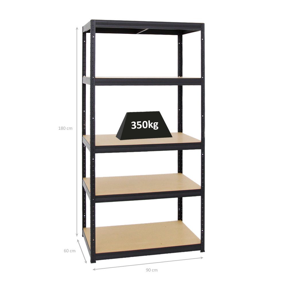 PROREGAL® Schwerlastregal Slim Elephant M 180x90x60cm günstig online kaufen