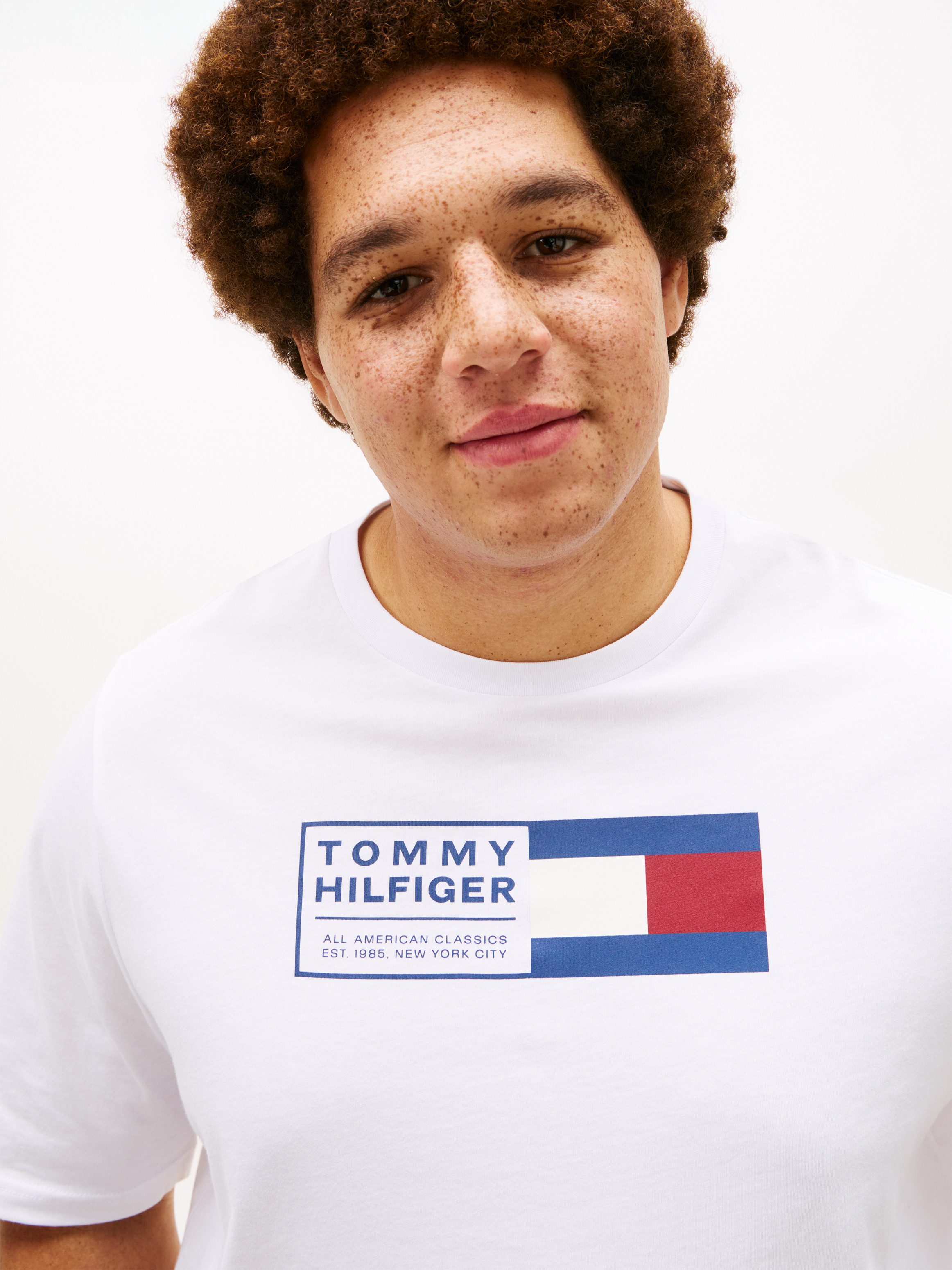 Tommy Hilfiger Big & Tall T-Shirt BRAND LOVE TEXT Regular fit für große Grö günstig online kaufen
