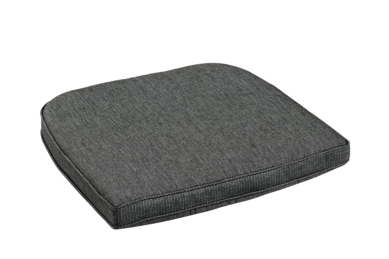 Brafab Sitzkissen Florina für Gartenstühle 48 cm, Anthrazit