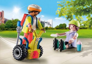 Playmobil® Konstruktions-Spielset Starter Pack, Rettung mit Balance-Racer (71257), City Life, (34 St), Made in Europe