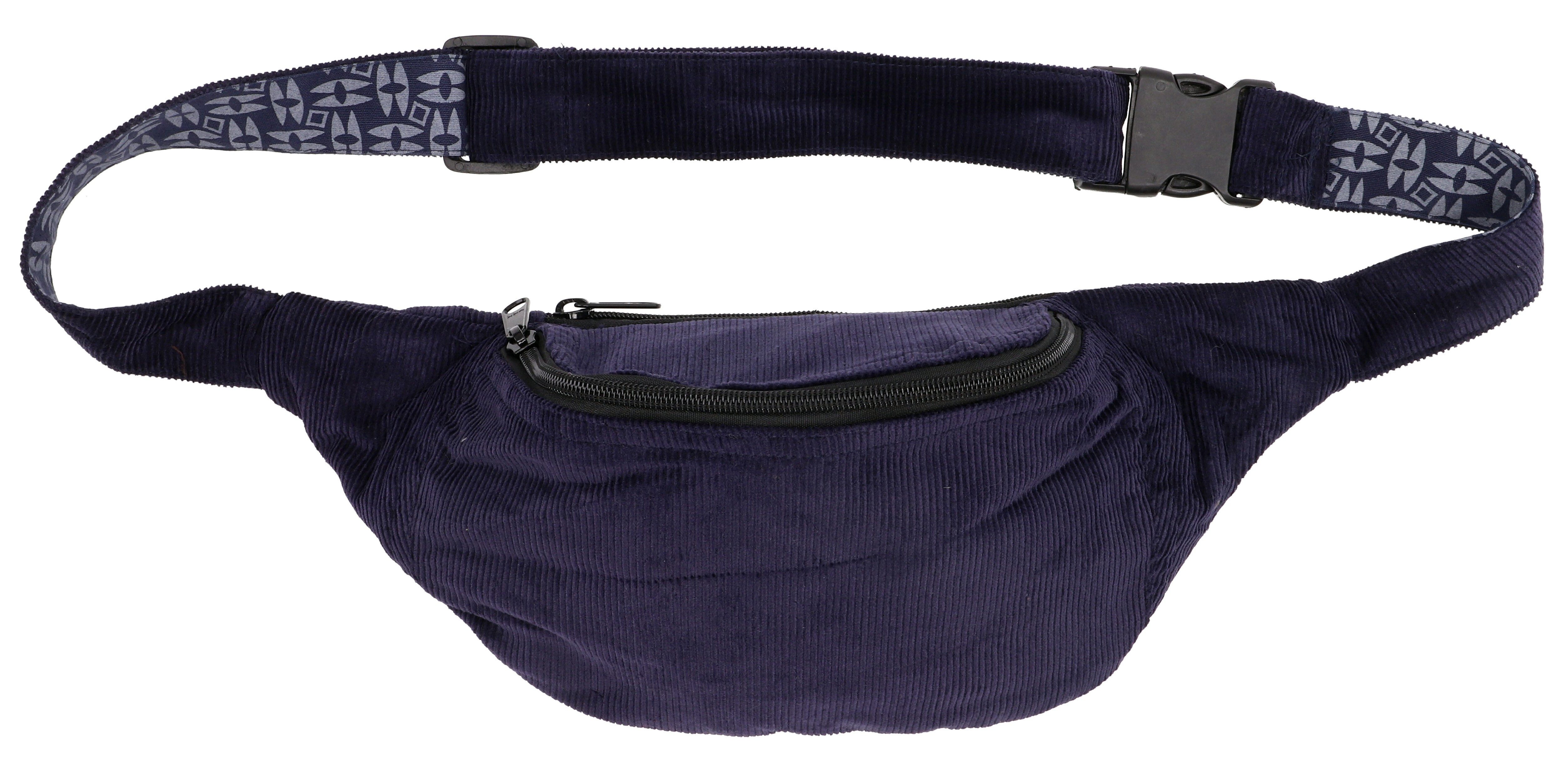 Schultertasche Crossbodybag, Cord Moonbag, nachhaltiges..