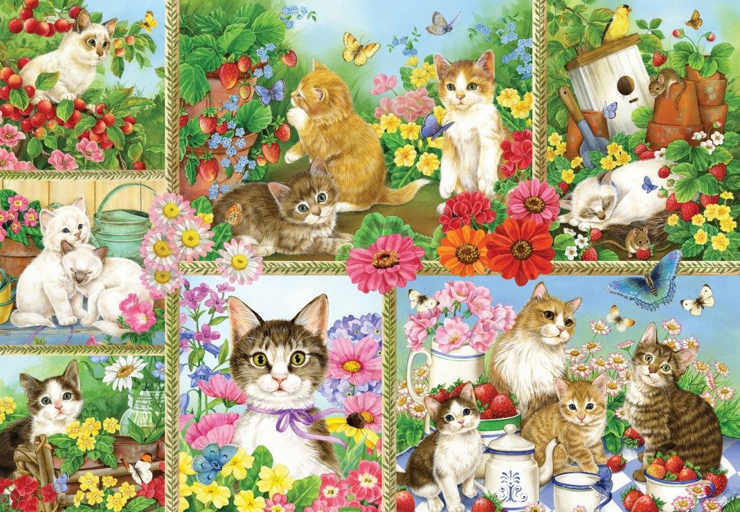 Bluebird Puzzle Puzzle Katzen und Kätzchen, Puzzleteile