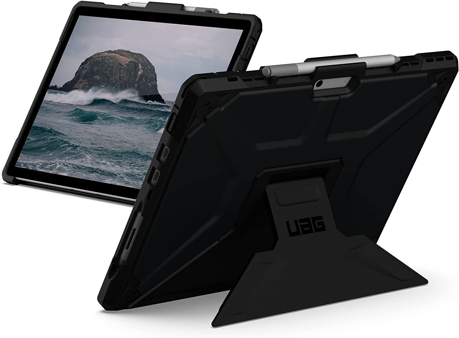 Urban Armor Gear Tablet-Hülle »Metropolis SE Case«, für Microsoft Surface  Pro 8 Hülle [Designed for Surface zertifiziert, Type-Cover kompatibel, Surface  Pen Halterung, Standfunktion, Sturz- und stoßfest]