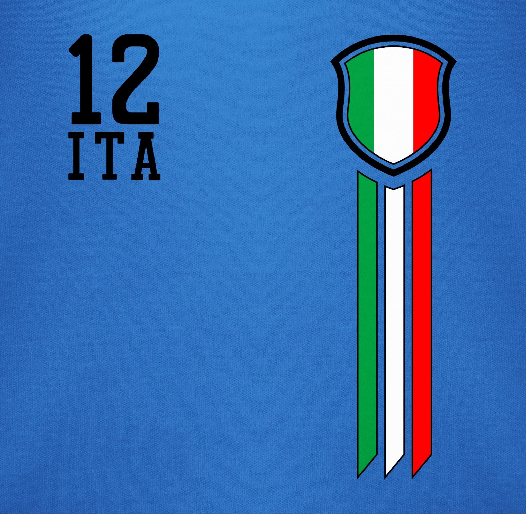 Shirtracer Shirtbody 12 Mann Italien 2026 Fussball WM Fanartikel Baby