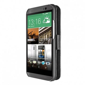 Artwizz Flip Case SeeJacket® Leather for HTC One (M8) / M8s, schwarz