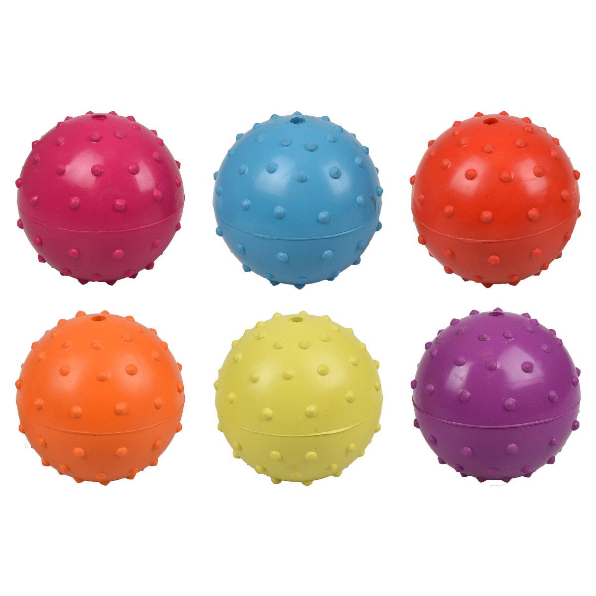 Tierball Hundespielzeug Gummi Ball mit Schelle