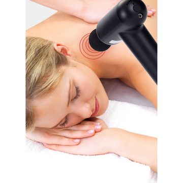 MELISSA Massagepistole 16770047, 1-tlg., 60 Min. Laufzeit, 6-Stufen mit 2000-3000 RPM, inkl. 4 Massageköpfe