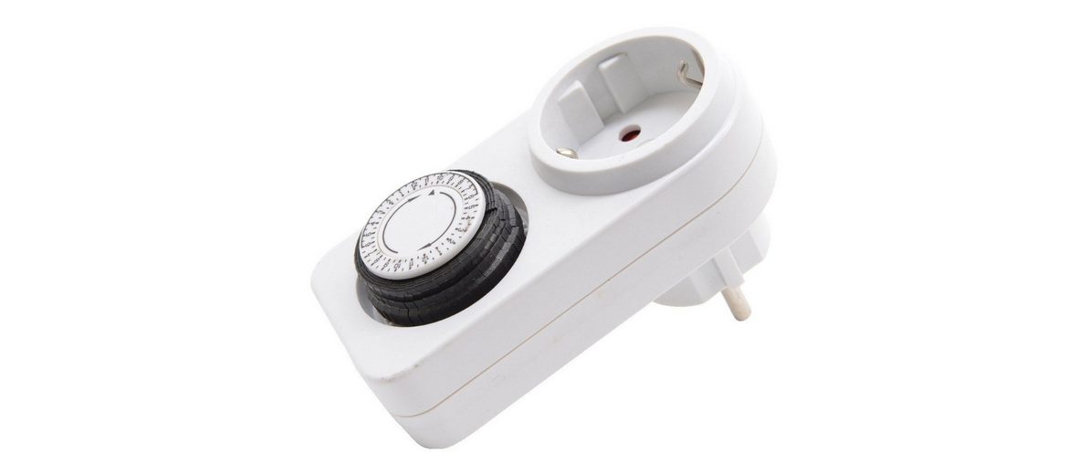 Lumineo LEDLichterkette »Zeitschaltuhr Steckdose, 10,5 x 5,2 x7 cm