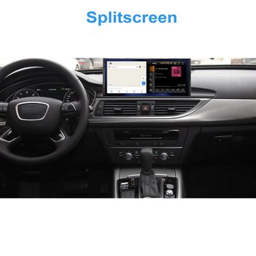TAFFIO Für Audi A6 A7 RMC (6.5" Screen) 12" Touch Android GPS CarPlay Einbau-Navigationsgerät