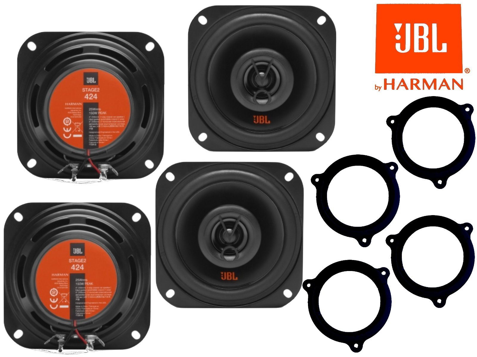 DSX JBL Set für BMW 1er E81 E87 E82 2004-2013 Set Laut Auto-Lautsprecher (420 W)