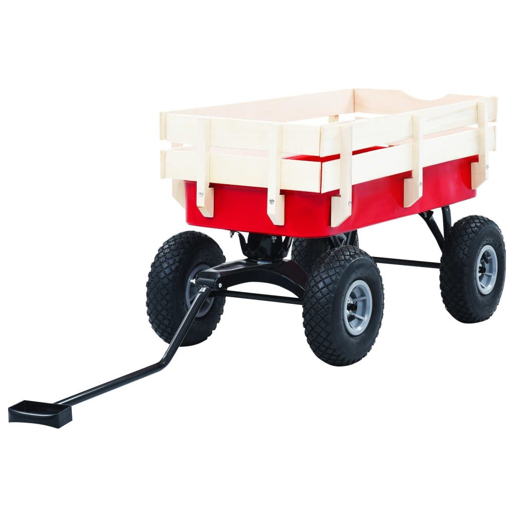 Bollerwagen Handwagen 150 kg Rot Transportwagen Bollerwagen Bollerwagen Gartenwage
