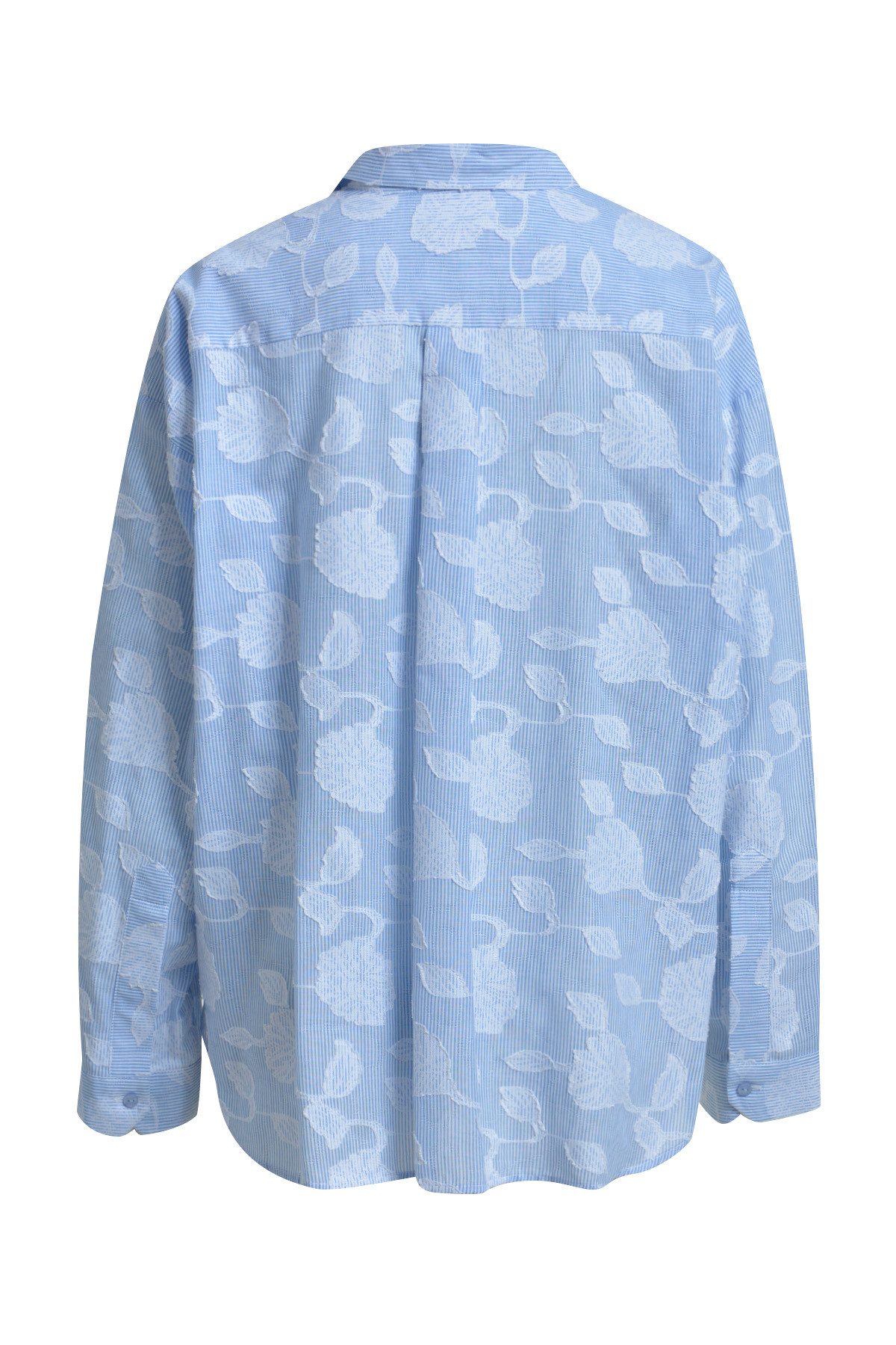 Milano Italy Blusentop OVERSIZED SHIRT BLOUSE, 1/1 SLEEVE