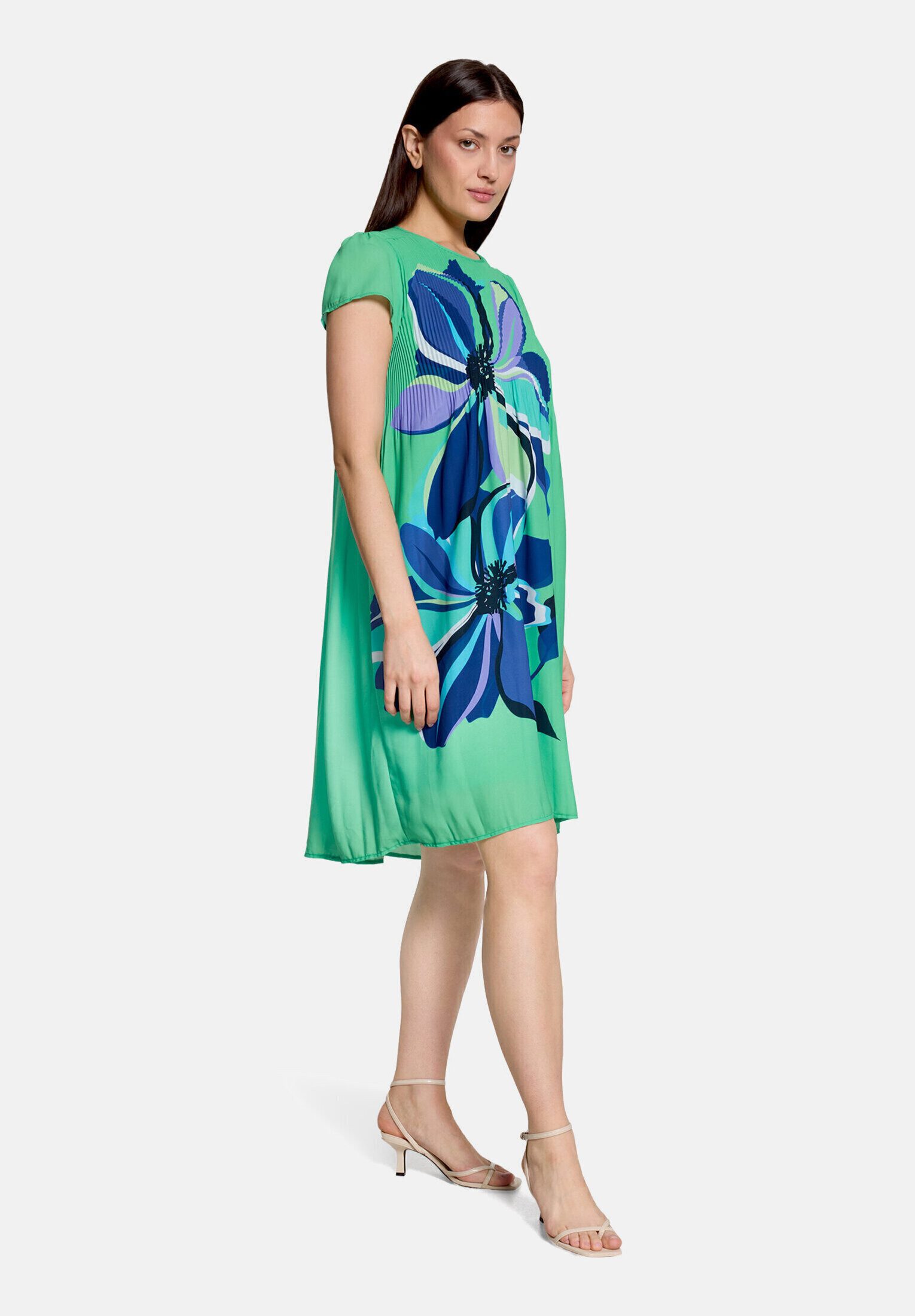 Betty Barclay Plisseekleid Damen kurzarm