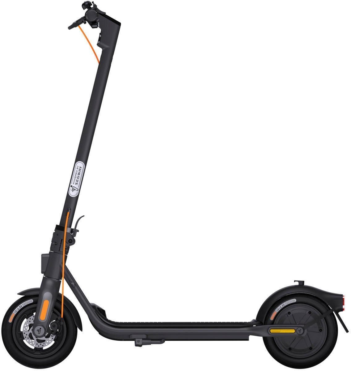 ninebot by Segway E-Scooter KickScooter F2 PLUS D, 20 km/h, mit Straßenzulassung, bis zu 55 km Reichweite, klappbar