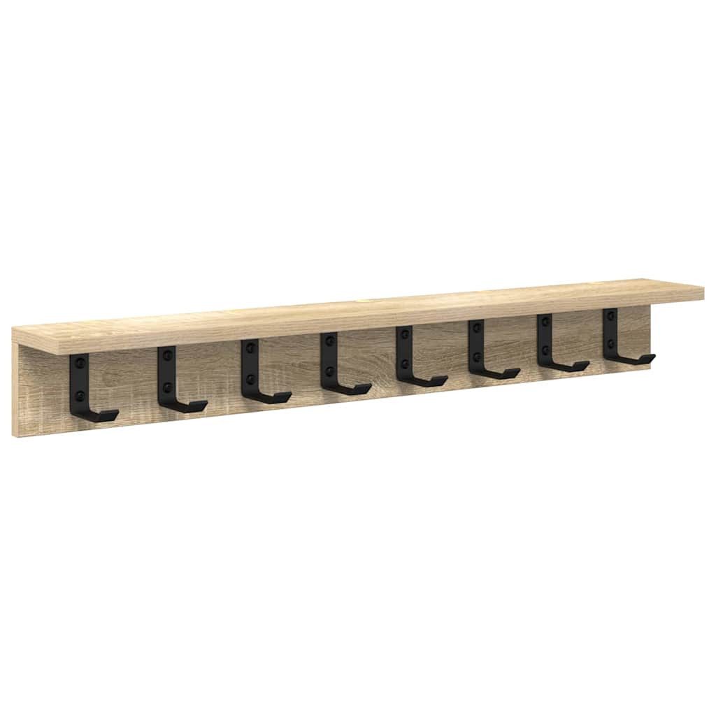 vidaXL Regal Wandmontierter Kleiderständer Sonoma Eiche günstig online kaufen
