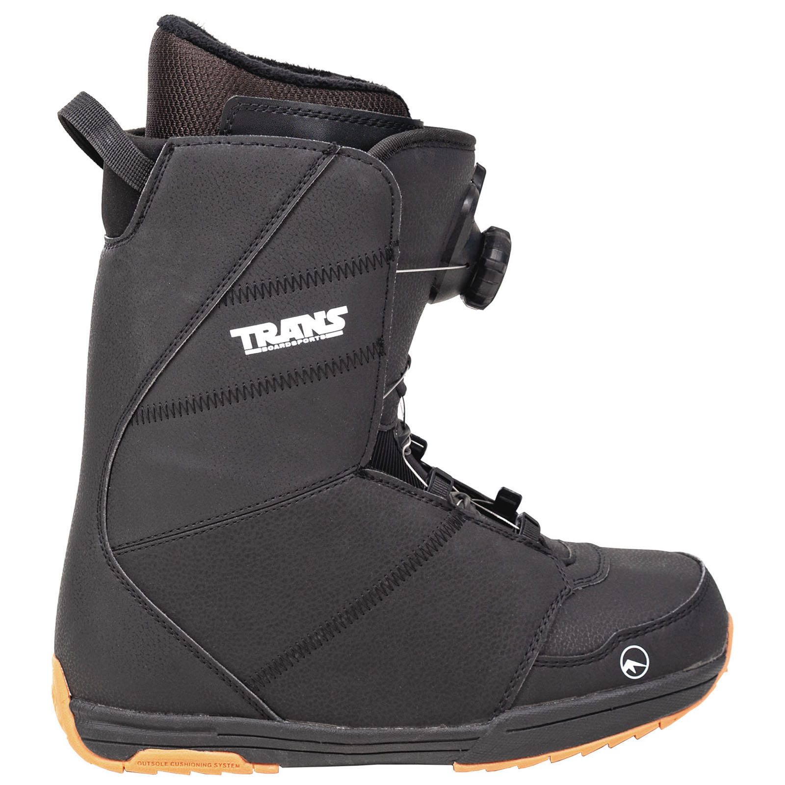 TRANS Trans Herren Snowboard Softboots Team Dual TGF Gr. 44 (MP 29,0) Schwar Snowboardboots