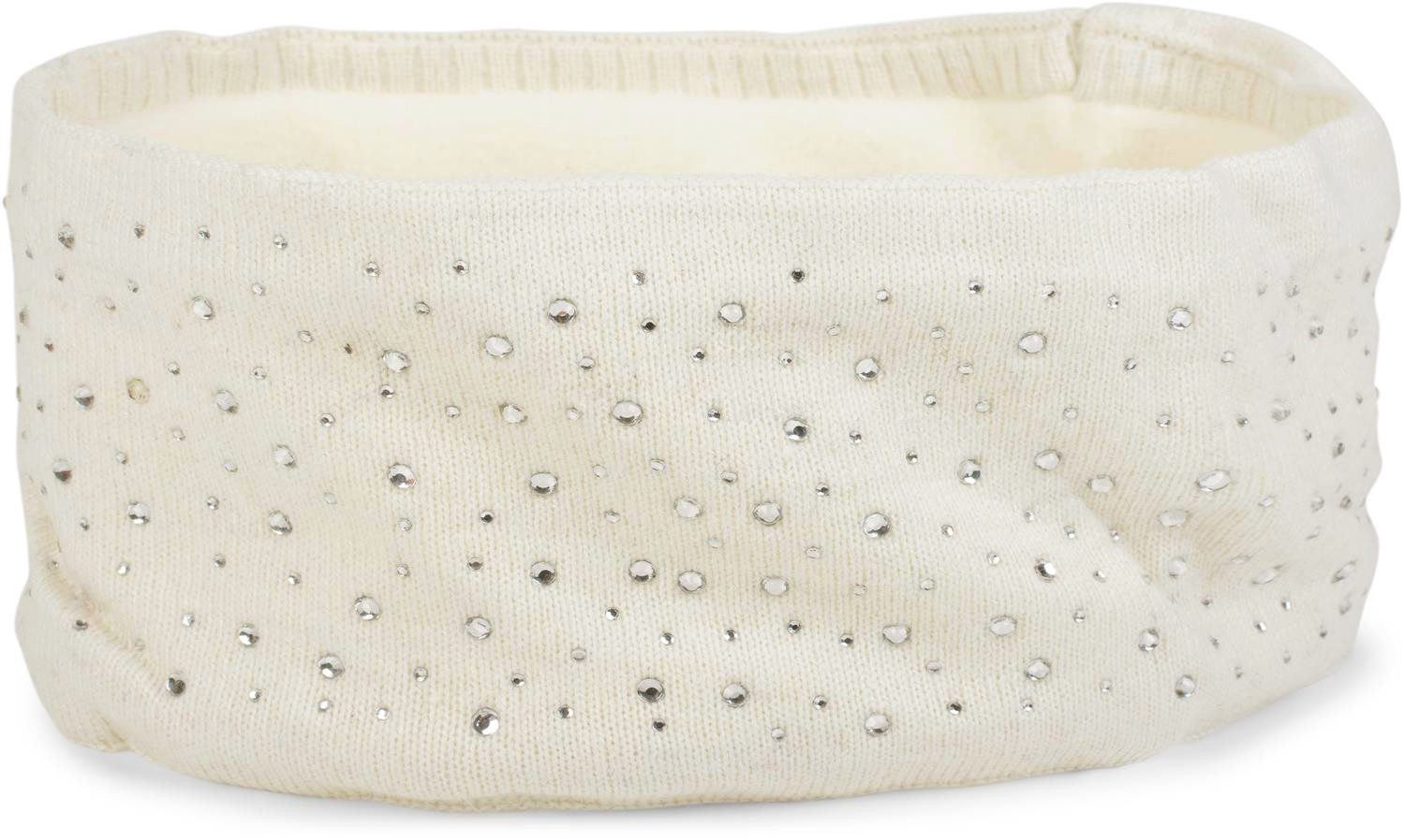 styleBREAKER Stirnband Feinstrick Stirnband mit Strass (1-St) günstig online kaufen