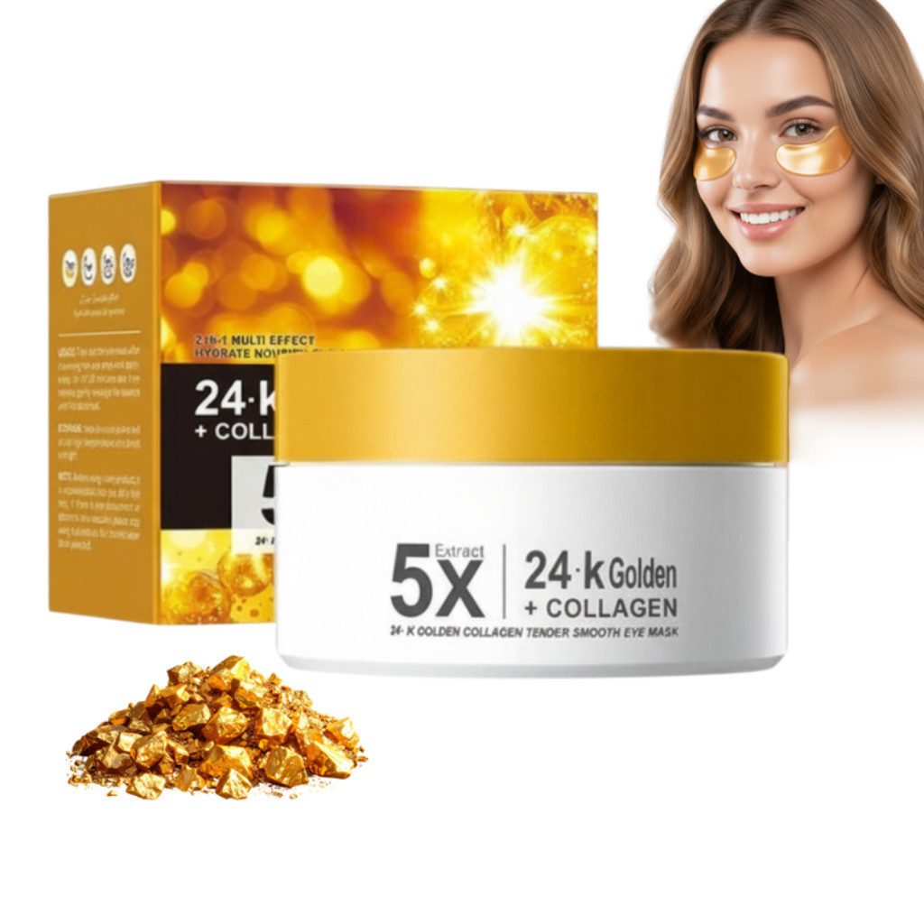 Montegoni Augenpads Anti Aging, Beruhigende Augenmaske gegen Augenringe und Schwellungen, 60-tlg., Lindert Müdigkeit, Reduziert Schwellungen, Anti Aging Augenpflege Pads gegen Falten,Augenmaske AntiFalten Wirkung