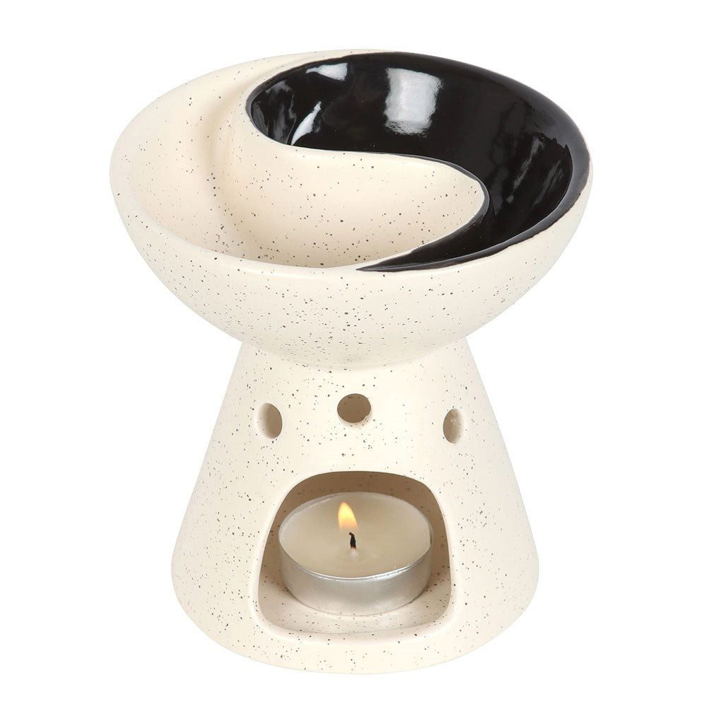 Something Different Duftlampe Yin Yang Keramik Duftlampe & Ölbrenner Yoga Deko