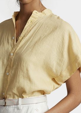 Ralph Lauren Blusentop POLO RALPH LAUREN Linen Blouse Shirt Leinen-Bluse Hemd T-Shirt Relaxed