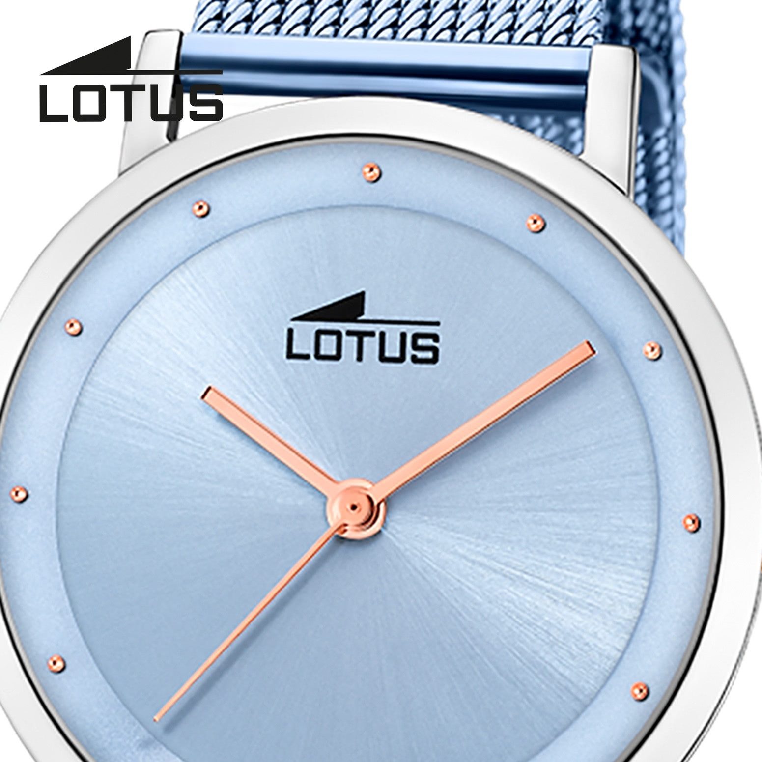 Lotus Chronograph Lotus Damenuhr Edelstahl hellbau Lotus, (Chronograph), Da günstig online kaufen