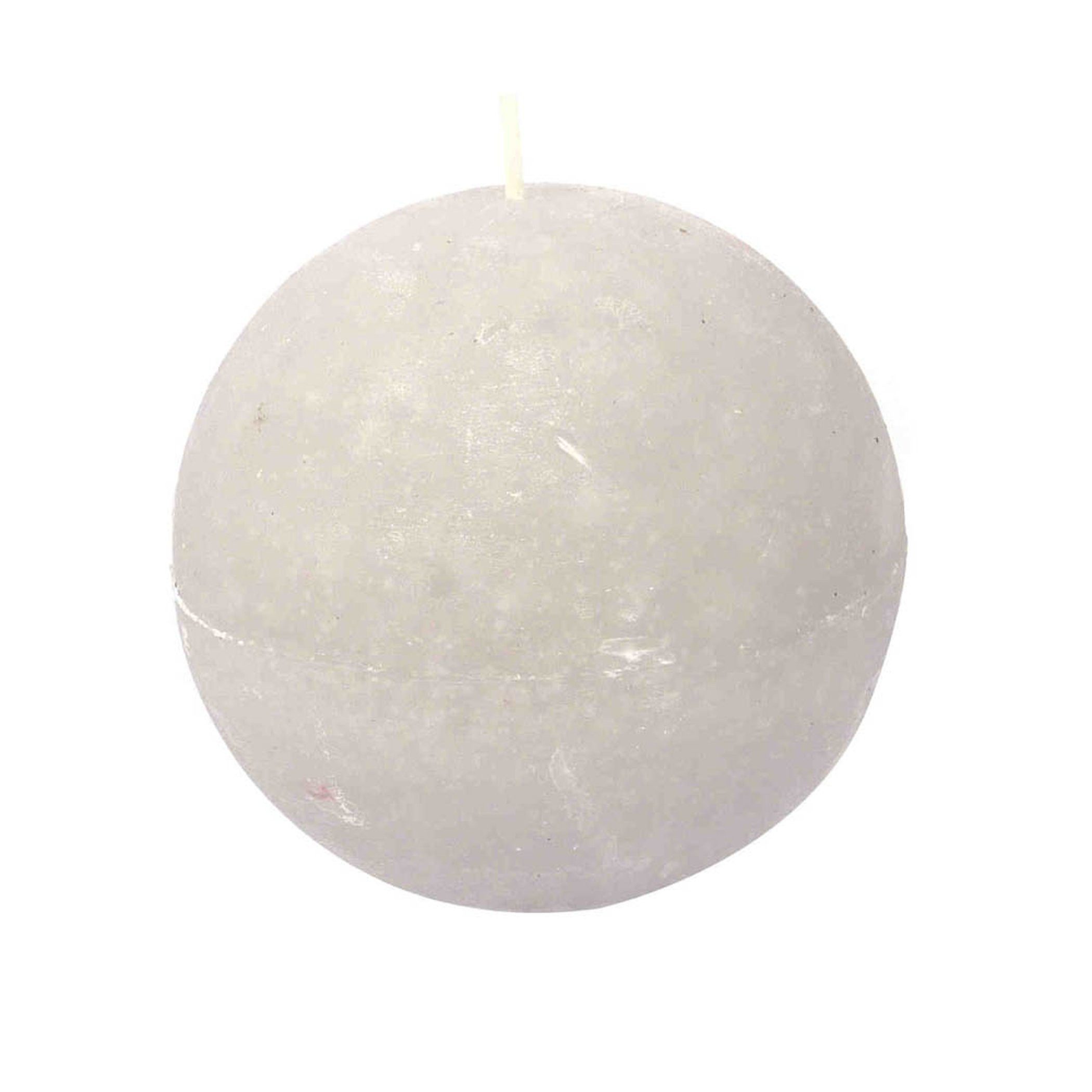 B&S Kugelkerze Kugelkerze Rustikal Ø 100 mm leinen ca. 55 Stunden Brenndaue günstig online kaufen