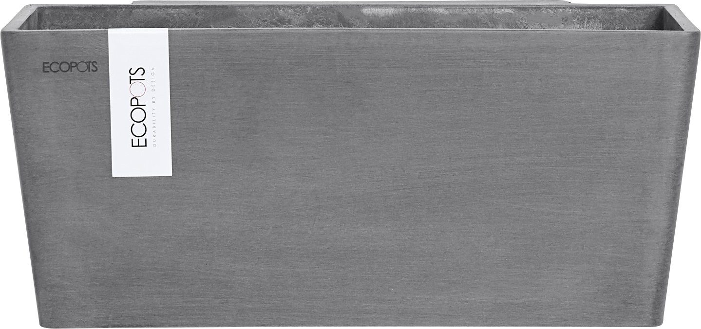 ECOPOTS MANHATTAN cm 17,2x17,515 Blumentopf BxTxH: Grey, M