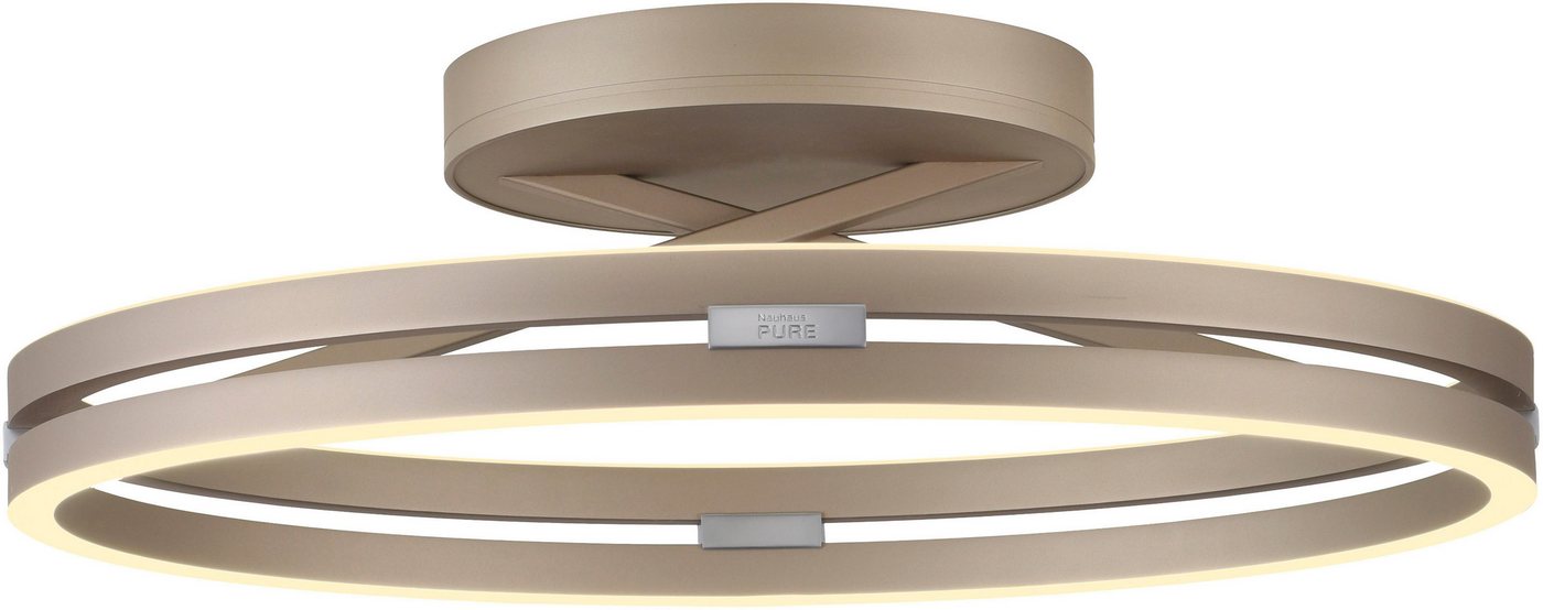 Neuhaus PURE LED Deckenleuchte PURE Loop, CCT - über Fernbedienung, LED fest integriert, warmweiß - kaltweiß, Dimmbar über Fernbedienung, CCT, separat steuerbar
