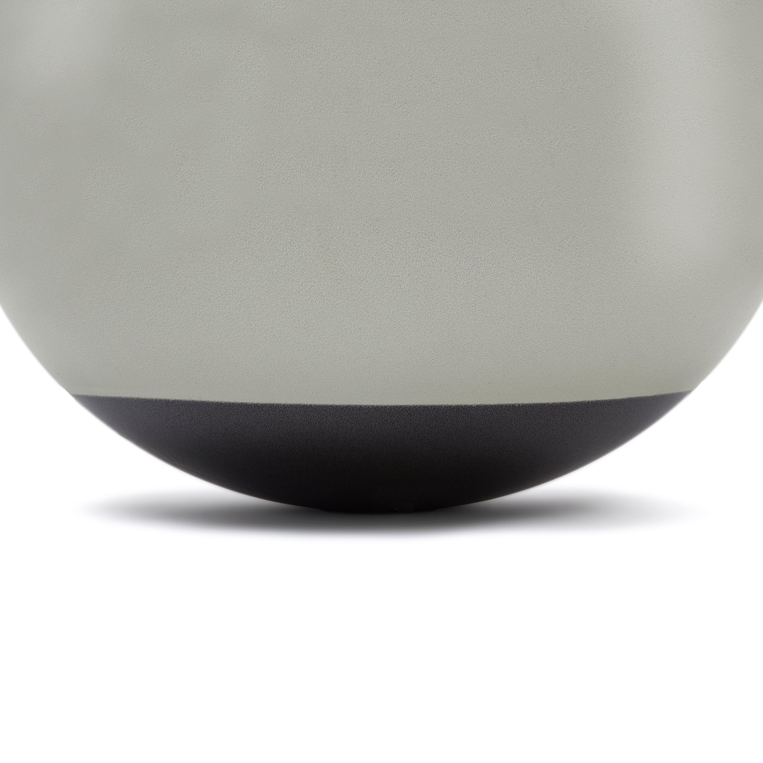 Reebok Gymnastikball Stabilitäts-Gymball Grau/Schwarz, beschwerten Basis, um Stabilität zu fördern & Wegrollen zu verhindern