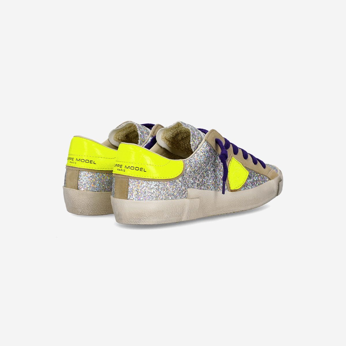 PHILIPPE MODEL Philippe Model PRSX LOW, Sneaker, Silber, Damen Sneaker