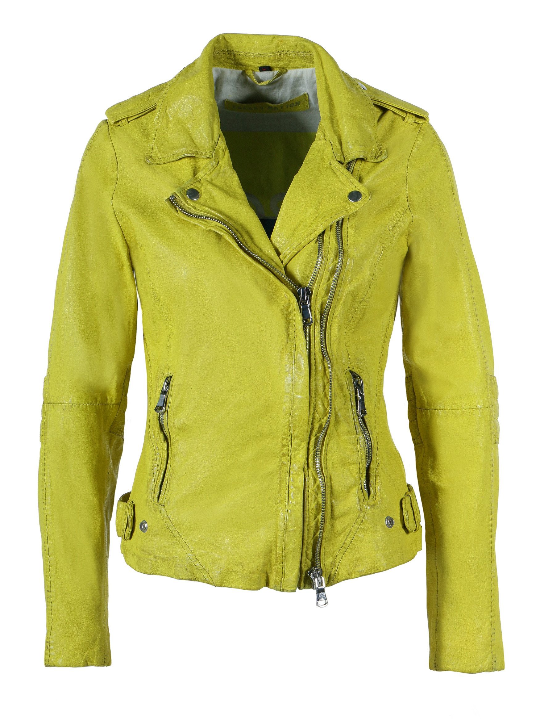 Freaky Nation Lederjacke New Luck-FN