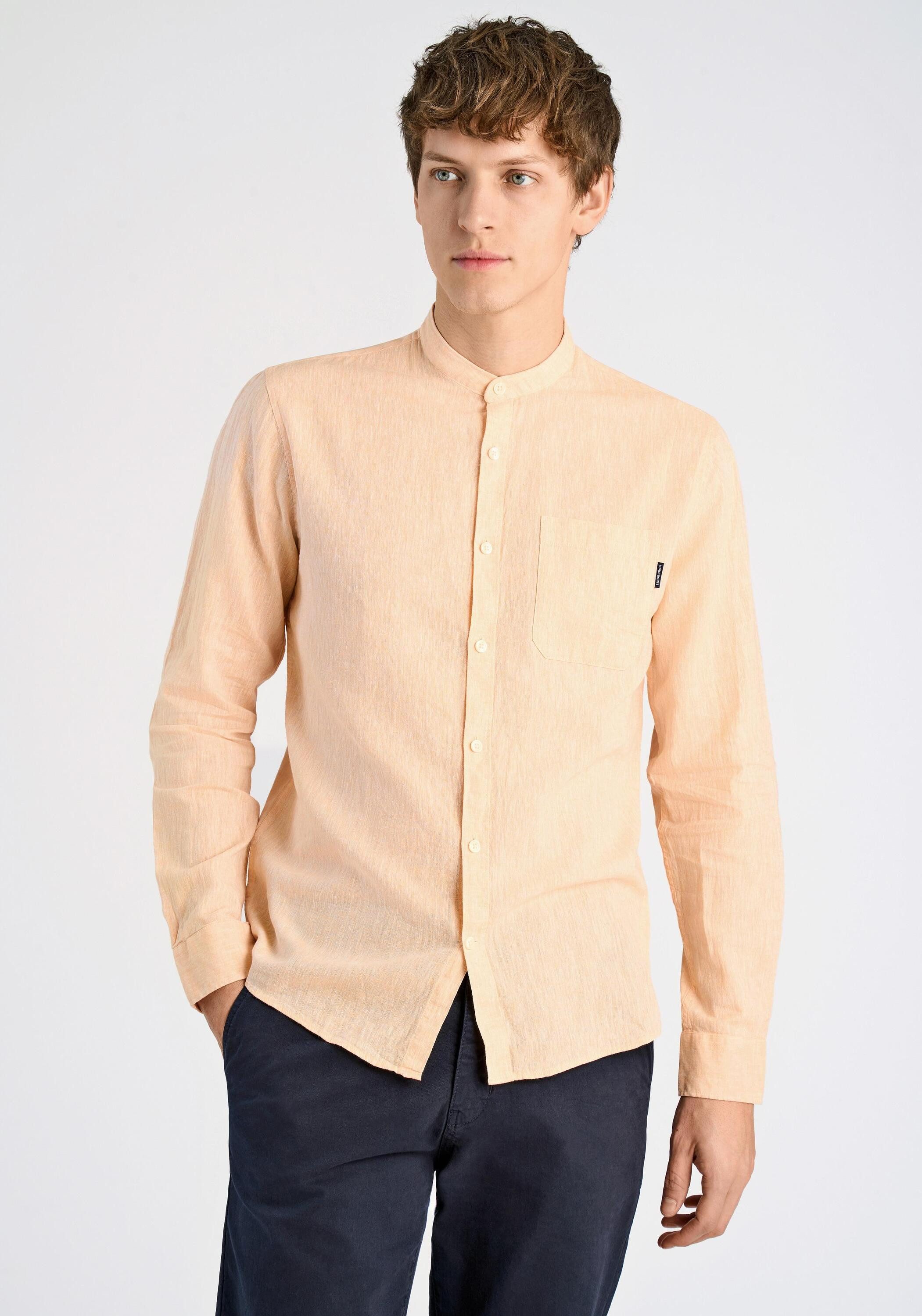 LINDBERGH Leinenhemd Leinenhemd (Langarm) Relaxed Fit