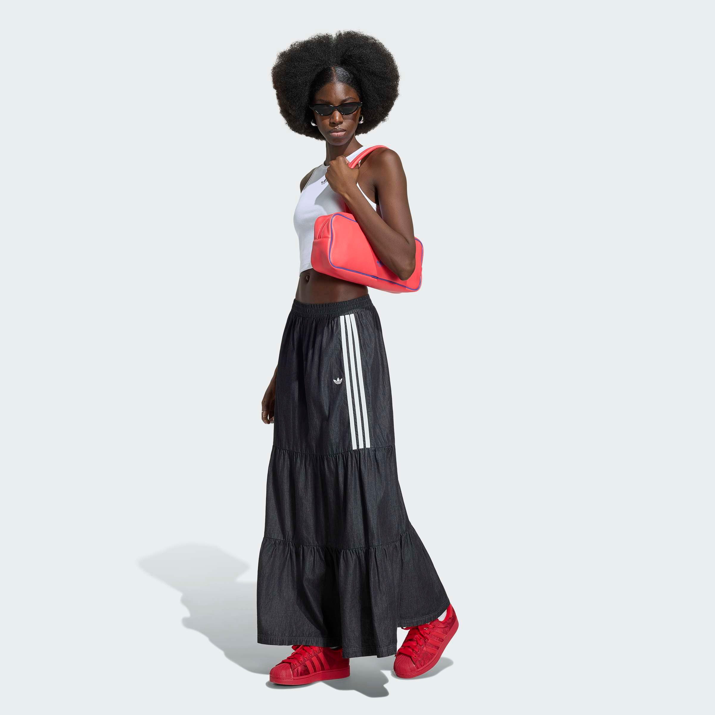 adidas Originals Sweatrock DENIM SKIRT Lässiger Jeansrock