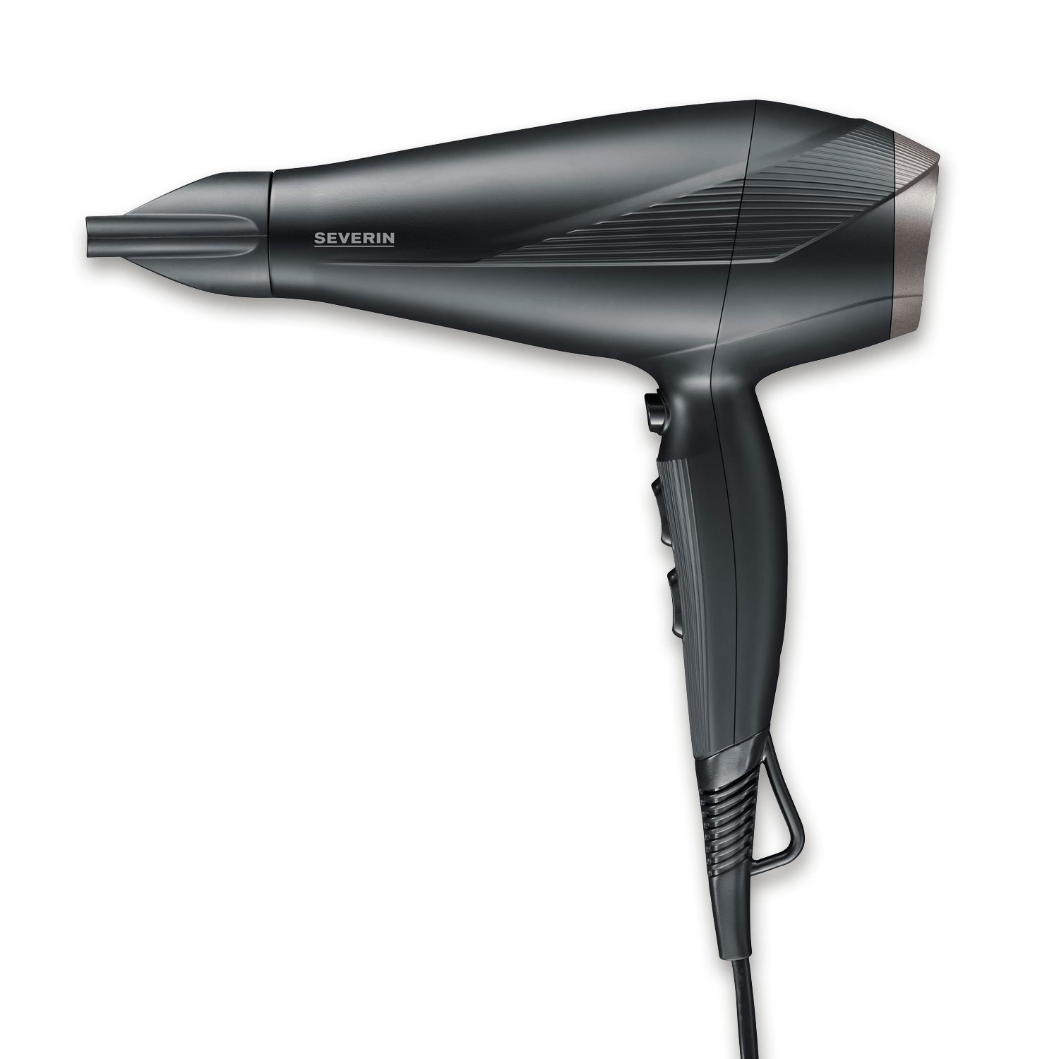 Severin Haartrockner HT 0167, Föhn mit Ionen-Technologie, Diffusor, Anti-Frizz, 3 Temperaturstufen