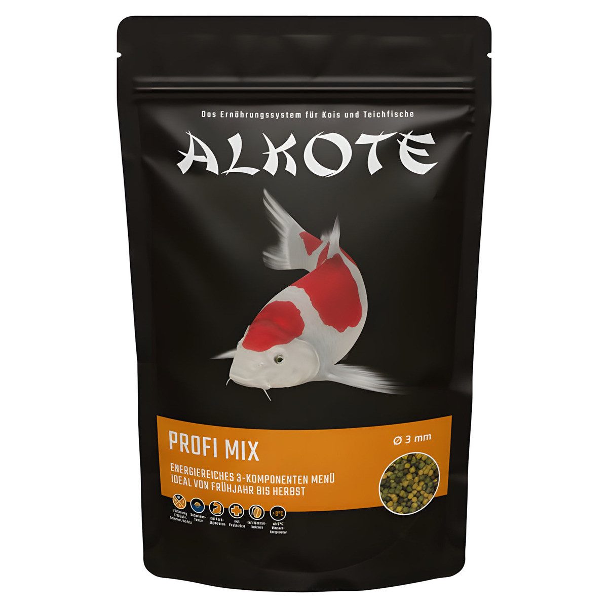 AL-KO-TE Koi Profi-Mix 3mm 500 g, Trockenfutter für: Fische