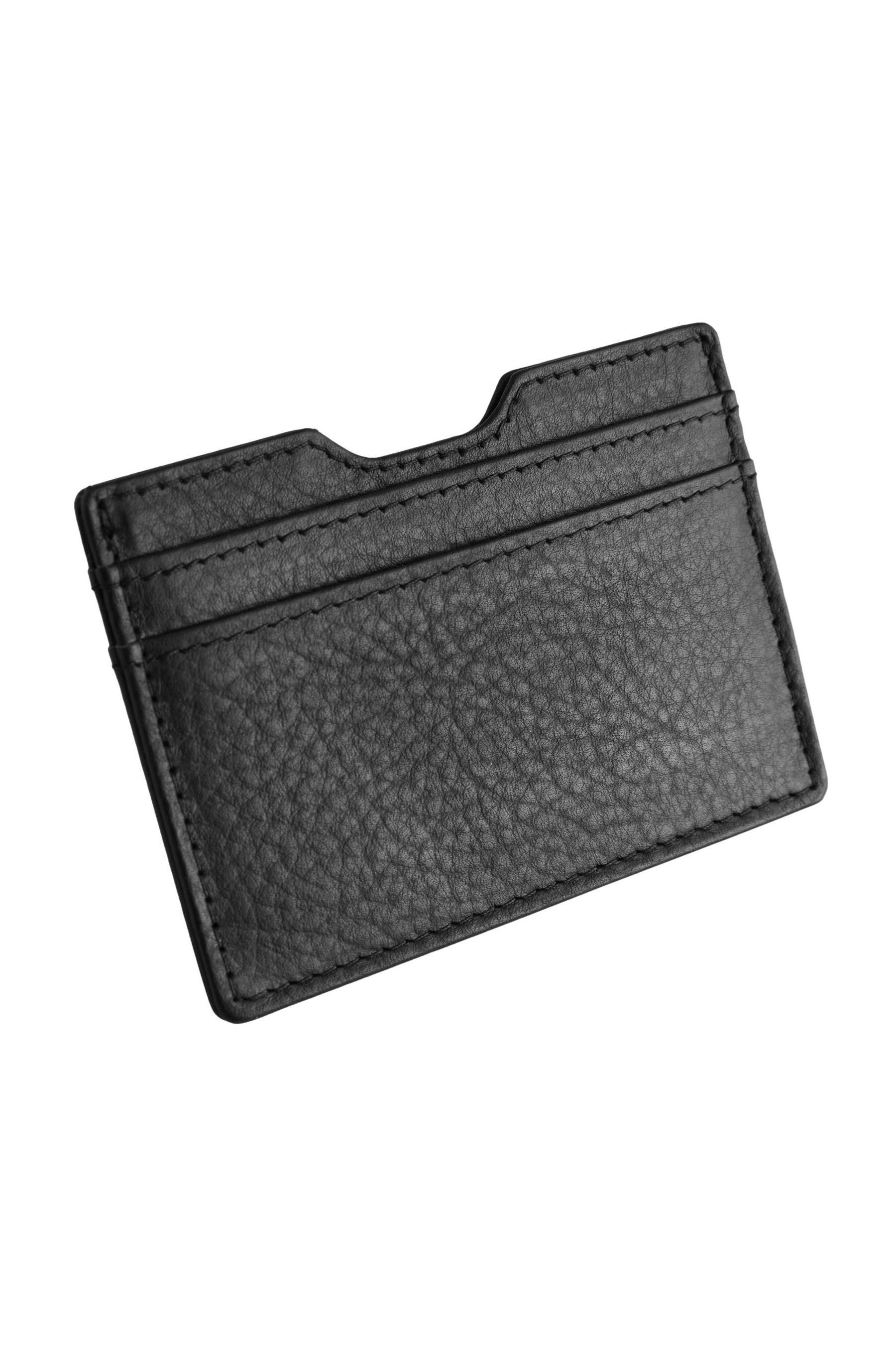 Brieftasche Kartenhalter aus Narbenleder