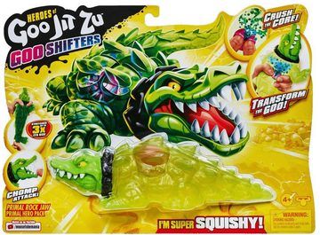 Moose Actionfigur Heroes of Goo Jit Zu - Goo Shifters Krokodil Rock Jaw, mit Farbwechsel