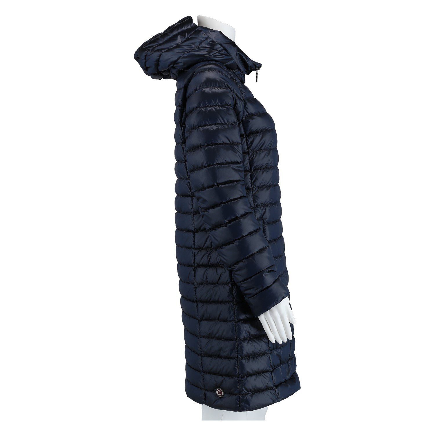 Colmar Daunenmantel mit abnehmbarer Kapuze (herbstliche Daunenjacke) navyblau Damen