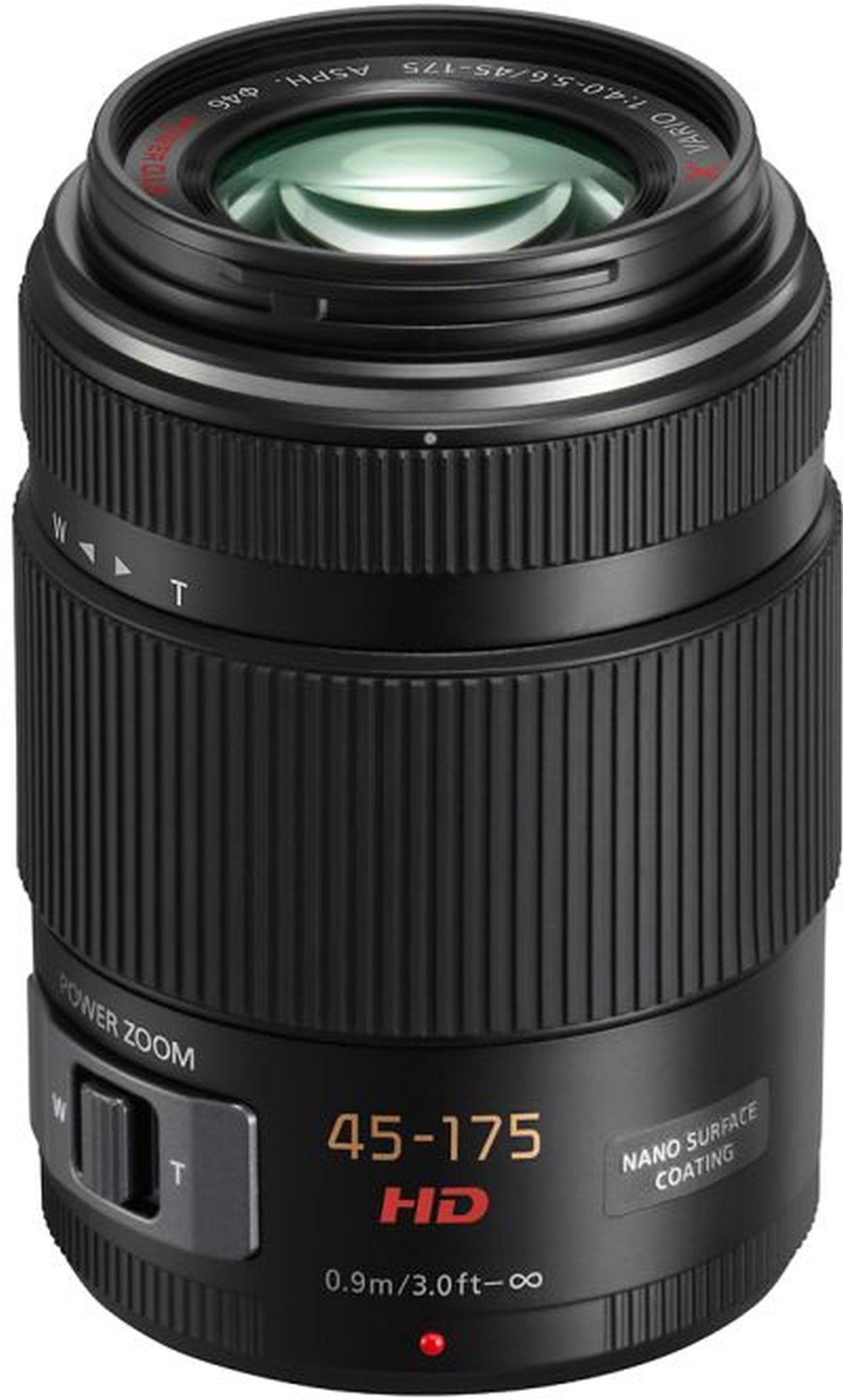 Panasonic Lumix G Vario PZ 45-175mm 1:4-5,6 ASPH. schwarz Objektiv