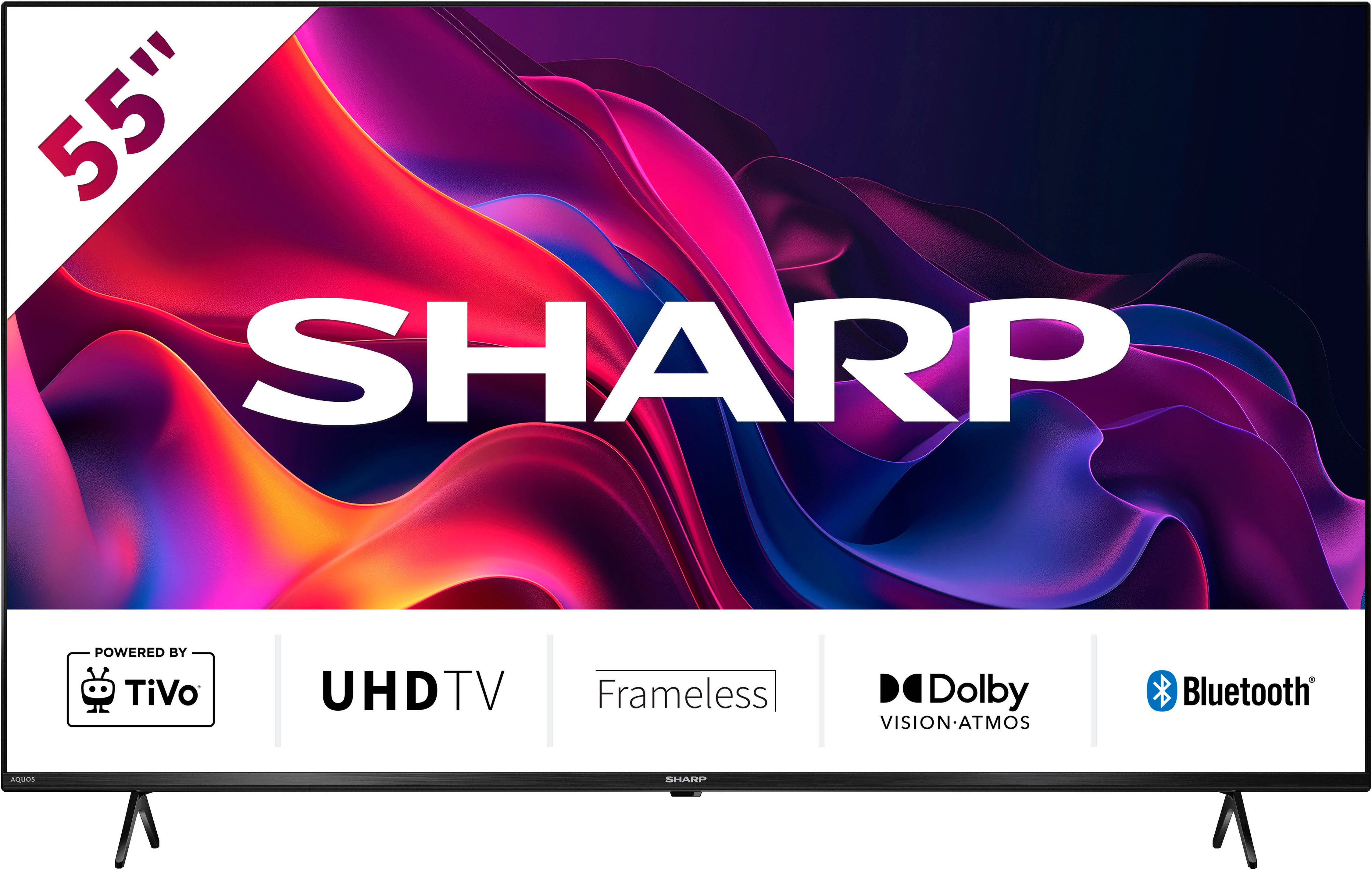 Sharp 4T-C55GKx LED-Fernseher (139 cm/55 Zoll, 4K Ultra HD, Smart-TV)